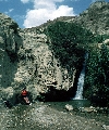 Engedi (1 Samuel 23:29), waterfall near Dead Sea