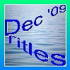 DECEMBER 2009 Titles